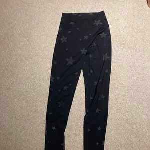 Aerie Move Foil Star Leggings . Size L. Like new.